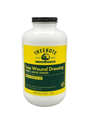 Treekote Wound Dressing Brushtop 32OZ for Trees and Shrubs - Healing Paste and Tree Wound Sealer - Pruning Sealer